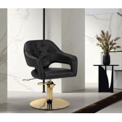 Fotoliu de coafor Gabbiano Parma 137381 (Black/Gold)