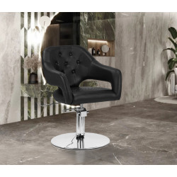 Fotoliu de coafor Gabbiano Parma 147281 (Black/Silver)