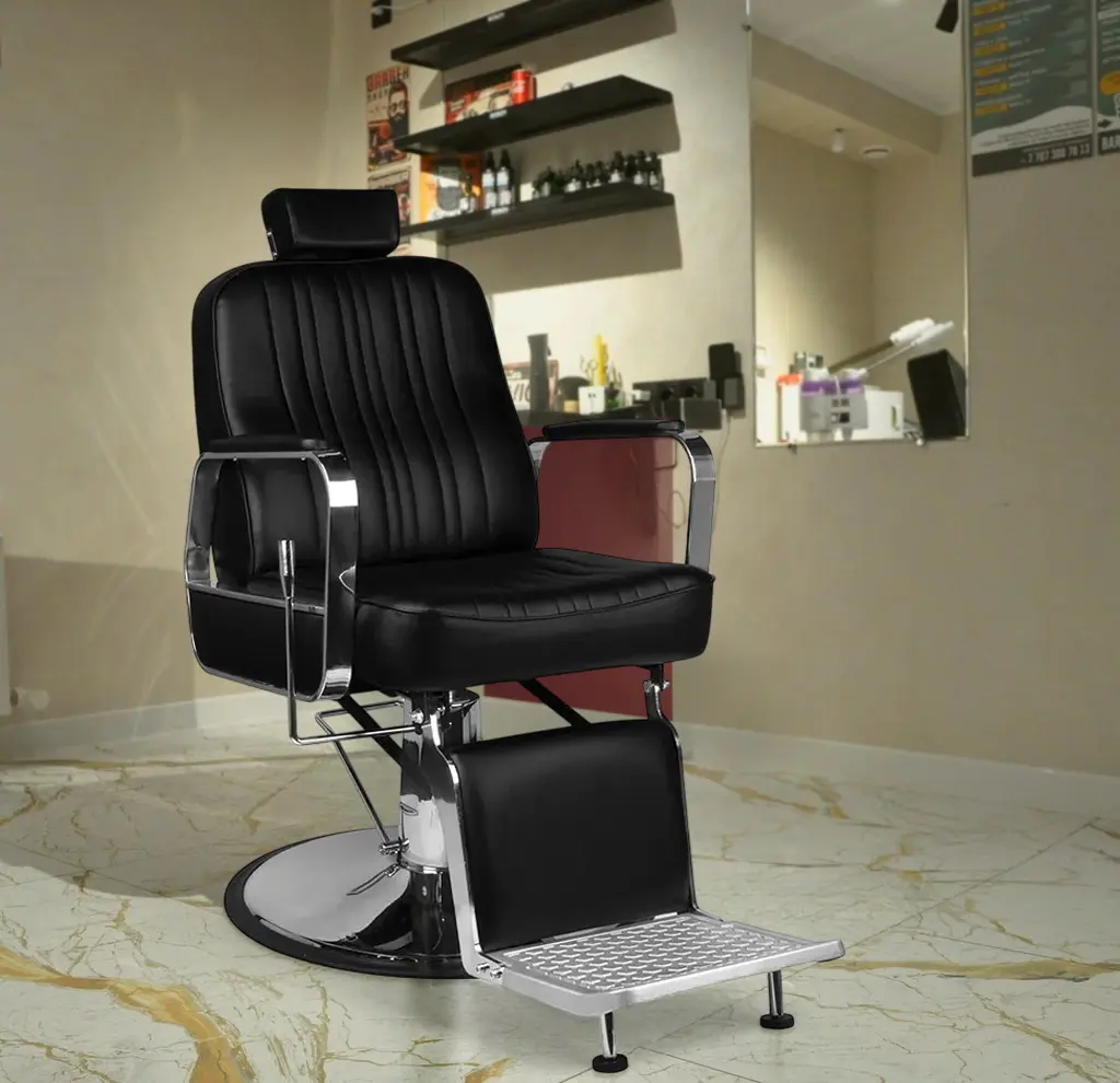 Fotoliu de coafor Gabbiano Patrizio (Black)