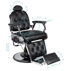 Footliu de coafor Gabbiano Pietro (Black) Thumb