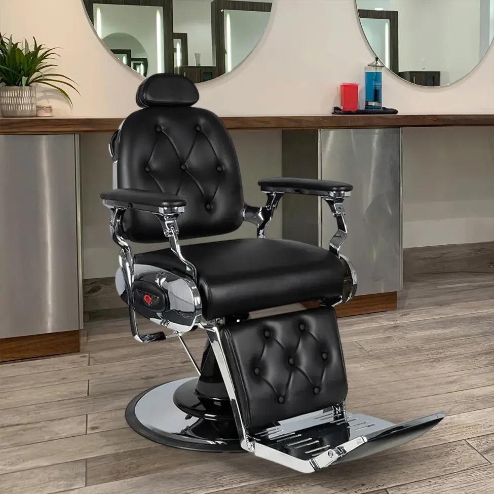 Footliu de coafor Gabbiano Pietro (Black)