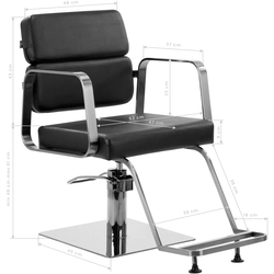 Fotoliu de coafor Gabbiano Porto 149522 (Black) Thumb