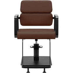 Fotoliu de coafor Gabbiano Porto 154172 (Chocolate/Black) Thumb