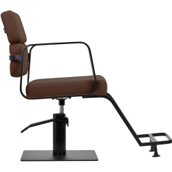 Fotoliu de coafor Gabbiano Porto 154172 (Chocolate/Black) Thumb