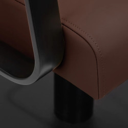Fotoliu de coafor Gabbiano Porto 154172 (Chocolate/Black) Thumb