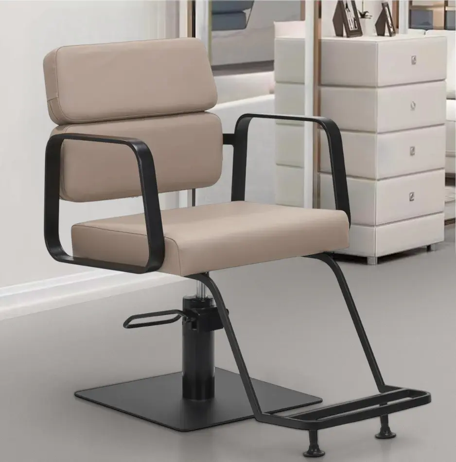 Fotoliu de coafor Gabbiano Porto-BM 148048 (Beige/Black)