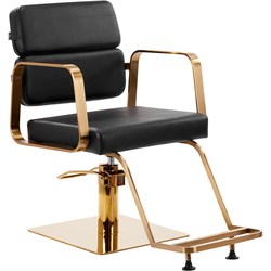 Fotoliu de coafor Gabbiano Porto-GM 148037 (Black/Gold) Thumb