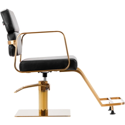 Fotoliu de coafor Gabbiano Porto-GM 148037 (Black/Gold) Thumb