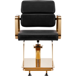 Fotoliu de coafor Gabbiano Porto-GM 148037 (Black/Gold) Thumb