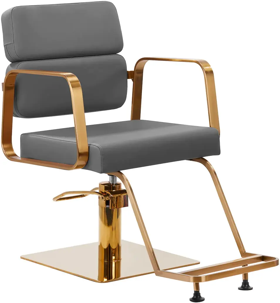Кресло парикмахерское Gabbiano Porto-GM 148039 (Grey/Gold)