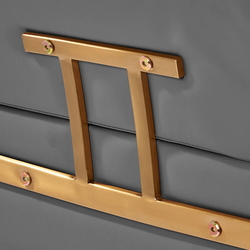 Кресло парикмахерское Gabbiano Porto-GM 148039 (Grey/Gold) Thumb