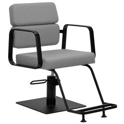 Fotoliu de coafor Gabbiano Porto (Grey/Black) Thumb