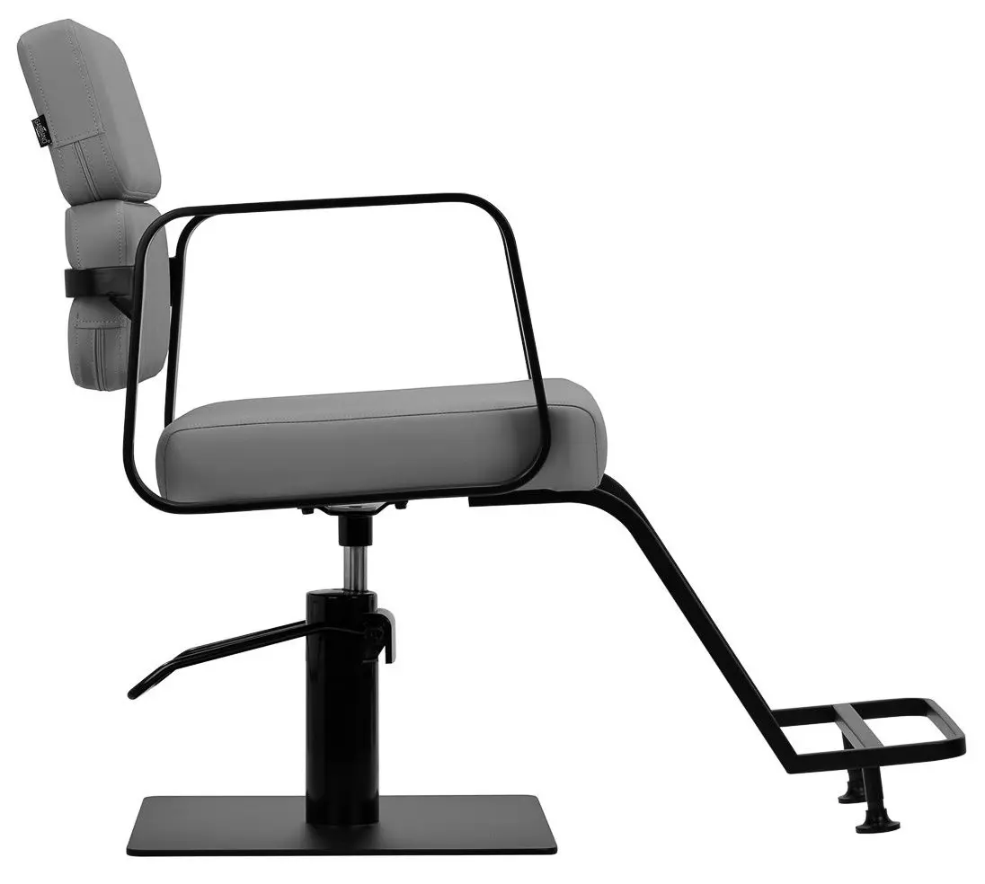 Fotoliu de coafor Gabbiano Porto (Grey/Black)