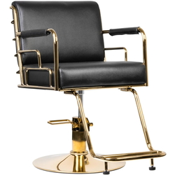Кресло парикмахерское Gabbiano Prato 137106 (Black/Gold) Thumb
