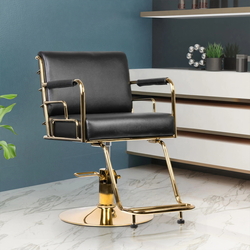 Fotoliu de coafor Gabbiano Prato 137106 (Black/Gold)