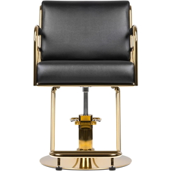 Кресло парикмахерское Gabbiano Prato 137106 (Black/Gold) Thumb