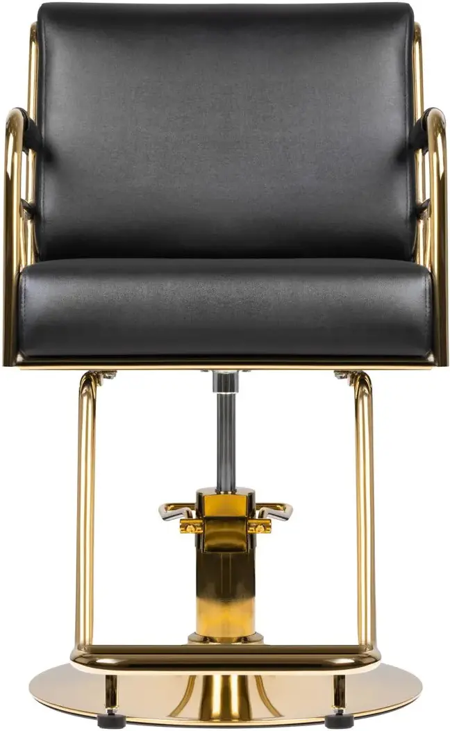Кресло парикмахерское Gabbiano Prato 137106 (Black/Gold)