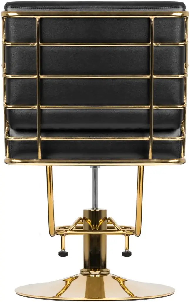 Кресло парикмахерское Gabbiano Prato 137106 (Black/Gold)