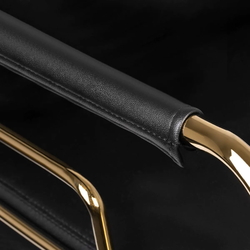 Кресло парикмахерское Gabbiano Prato 137106 (Black/Gold) Thumb