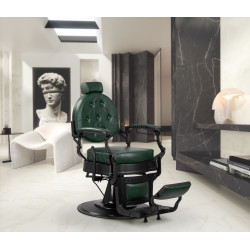 Fotoliu de coafor Gabbiano President 153445 (Green/Black)