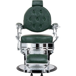 Fotoliu de coafor Gabbiano President 153446 (Green/Chrome) Thumb