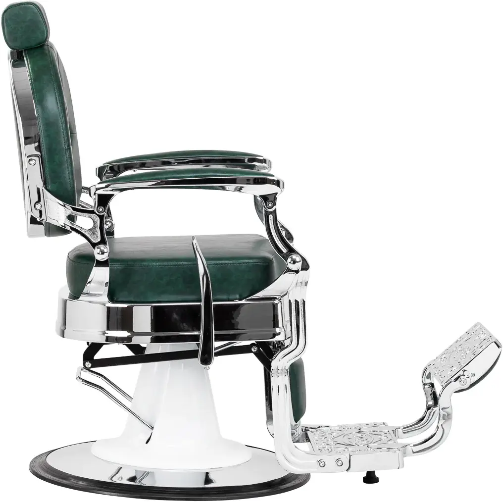 Fotoliu de coafor Gabbiano President 153446 (Green/Chrome)