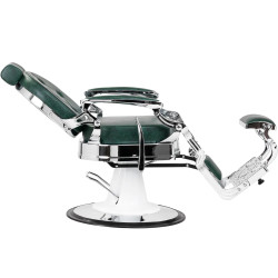 Fotoliu de coafor Gabbiano President 153446 (Green/Chrome) Thumb