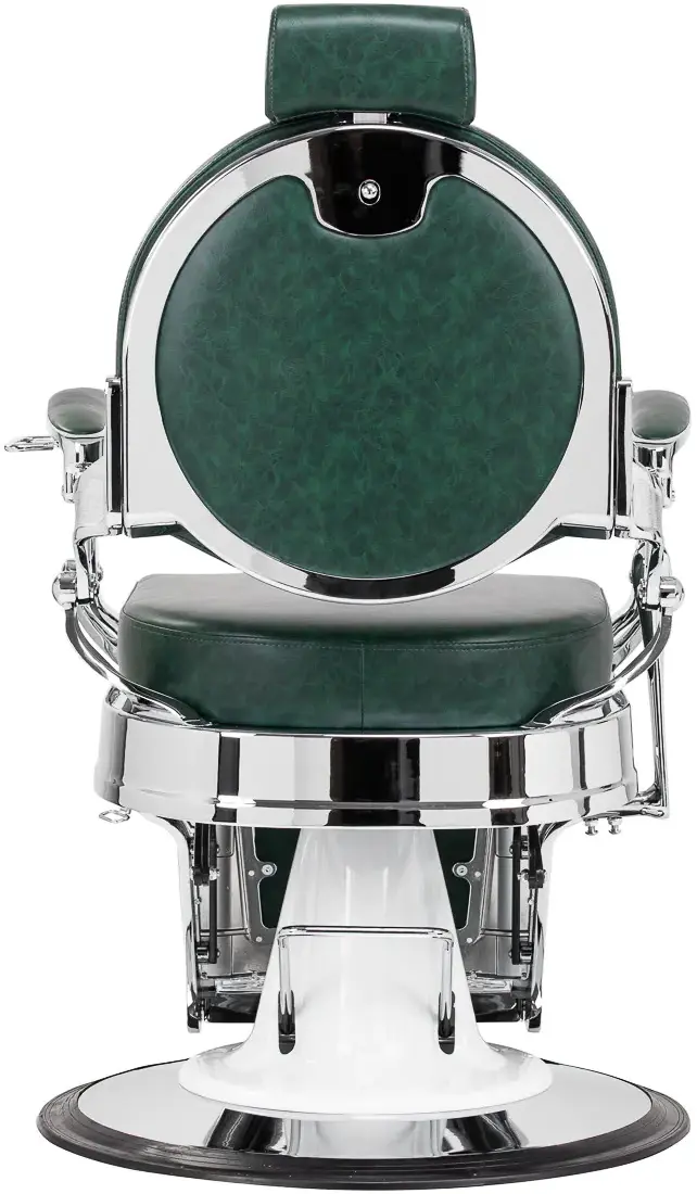 Fotoliu de coafor Gabbiano President 153446 (Green/Chrome)