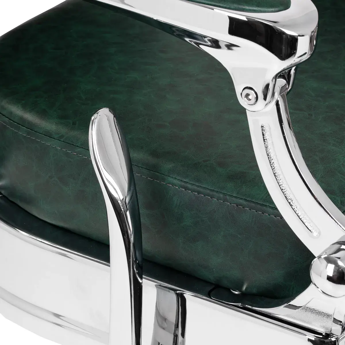 Fotoliu de coafor Gabbiano President 153446 (Green/Chrome)