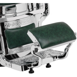 Fotoliu de coafor Gabbiano President 153446 (Green/Chrome) Thumb