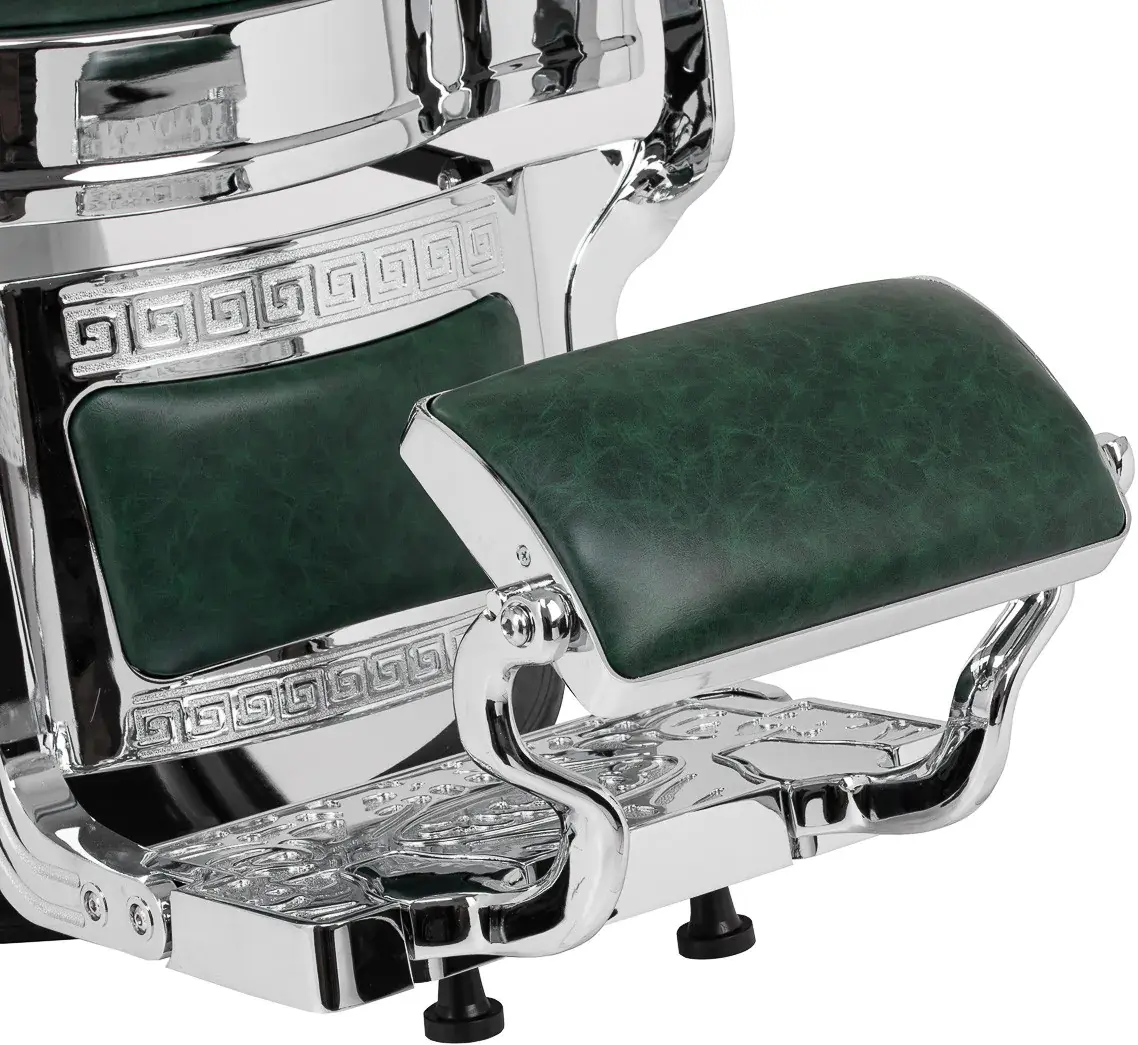 Fotoliu de coafor Gabbiano President 153446 (Green/Chrome)