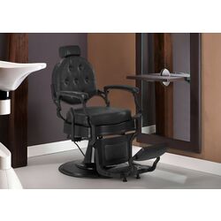 Fotoliu de coafor Gabbiano President (Black)