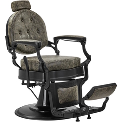 Fotoliu de coafor Gabbiano President Old Leather (Green) Thumb