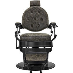 Fotoliu de coafor Gabbiano President Old Leather (Green) Thumb