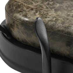 Fotoliu de coafor Gabbiano President Old Leather (Green) Thumb