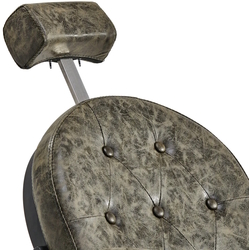 Fotoliu de coafor Gabbiano President Old Leather (Green) Thumb