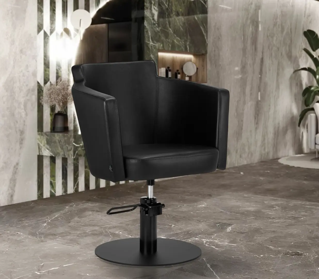 Fotoliu de coafor Gabbiano Roma 148054 (Black)