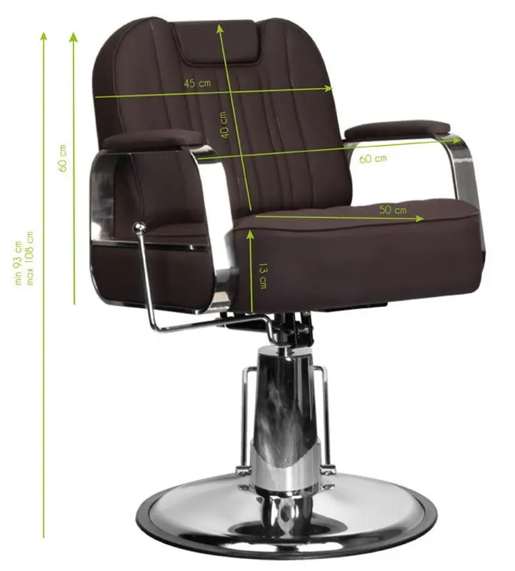 Кресло парикмахерское Gabbiano Rufo (Brown)