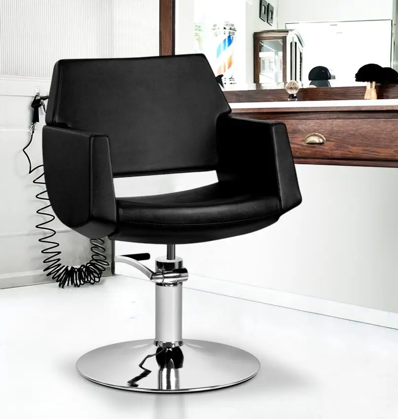 Fotoliu de coafor Gabbiano Santiago 138338 (Black/Silver)