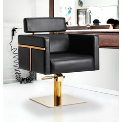 Fotoliu de coafor Gabbiano Toledo 146708 (Black/Gold)