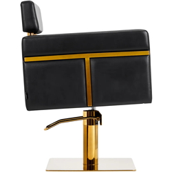 Fotoliu de coafor Gabbiano Toledo 146708 (Black/Gold) Thumb