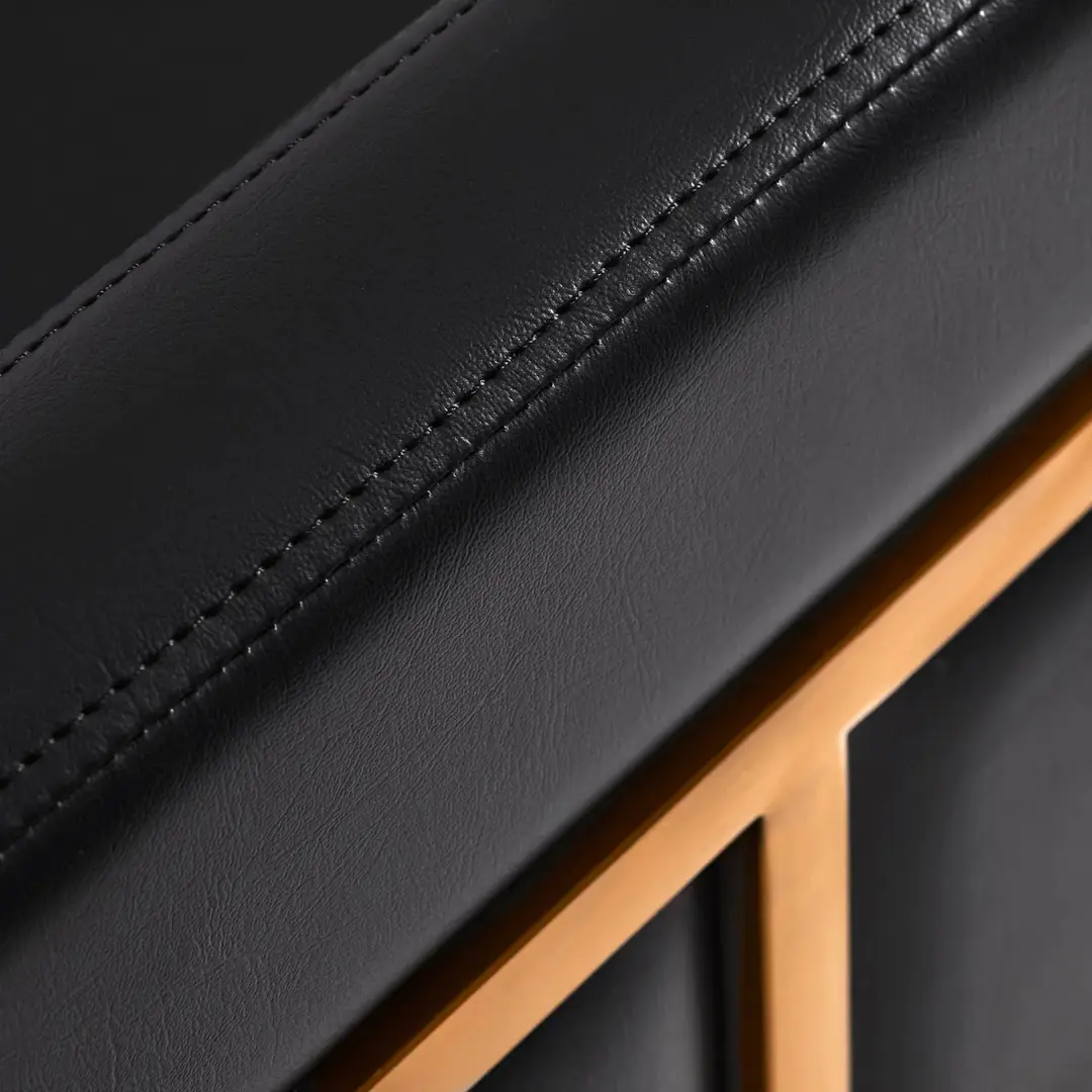 Fotoliu de coafor Gabbiano Toledo 146708 (Black/Gold)