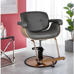 Fotoliu de coafor Gabbiano Venice 133143 (Grey/Wood)