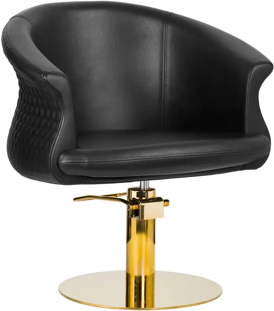 Fotoliu de coafor Gabbiano Wersal 135420 (Black/Gold)