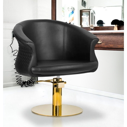 Fotoliu de coafor Gabbiano Wersal 135420 (Black/Gold)