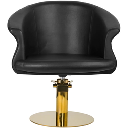 Fotoliu de coafor Gabbiano Wersal 135420 (Black/Gold) Thumb