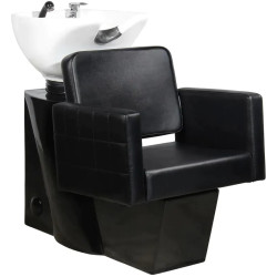 Scafa pentru frizerie Gabbiano Ankara 109237 (Black/White) Thumb