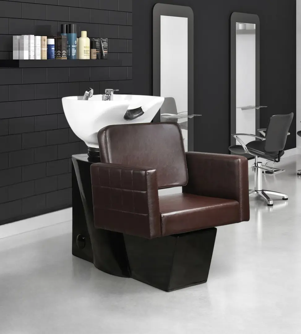 Scafa pentru frizerie Gabbiano Ankara 109238 (Brown/Black/White)