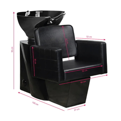 Scafa pentru frizerie Gabbiano Ankara 128137 (Black) Thumb