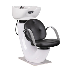 Scafa pentru frizerie Gabbiano Asti 137104 (White/Black) Thumb